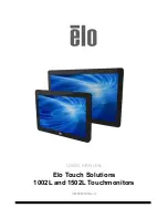 Elo TouchSystems 1002L User Manual preview