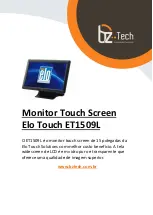 Elo TouchSystems 1509L User Manual preview