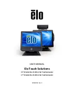 Elo TouchSystems 17" B?Series Rev?B All?in?One Touchcomputer User Manual preview
