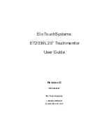 Preview for 2 page of Elo TouchSystems 2039L User Manual