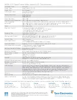 Preview for 2 page of Elo TouchSystems 2639L Specification Sheet