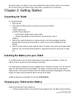 Preview for 20 page of Elo TouchSystems Elo Tablet User Manual