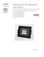 Preview for 1 page of Elo TouchSystems Entuitive ET1545L-XXWC-X Series User Manual