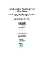 Preview for 2 page of Elo TouchSystems ET 1525C Series User Manual