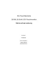 Preview for 2 page of Elo TouchSystems ET2200L (German) Bedienungsanleitung