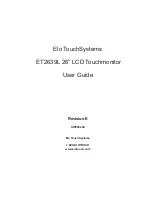 Preview for 2 page of Elo TouchSystems ET2639L User Manual