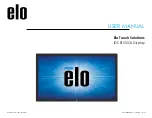 Preview for 1 page of Elo TouchSystems ET5503L User Manual