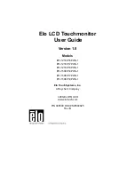 Предварительный просмотр 1 страницы Elo TouchSystems ETL121K/P-6PWA-1 User Manual