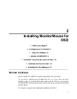 Preview for 12 page of Elo TouchSystems MonitorMouse User Manual