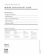 Предварительный просмотр 42 страницы Elo TouchSystems touch monitor Owner'S Manual