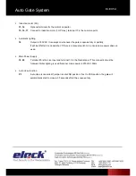 Preview for 8 page of elock EL-EX5A Manual