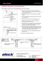 Preview for 4 page of elock KC1005-4 BW Manual