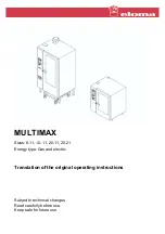 Предварительный просмотр 1 страницы Eloma MULTIMAX 10-11 Original Operating Instructions