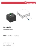 Предварительный просмотр 1 страницы Eloma SmokeFit Original Operating Instructions