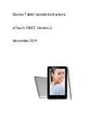 Elonex eTouch 765ET Version 2 Update Instructions preview