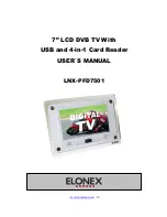 Elonex LNX-PFD7501 User Manual предпросмотр