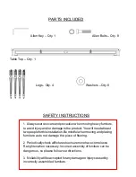 Предварительный просмотр 2 страницы Eloquence GUSTAVIAN DINING TABLE Assembly Instructions & Care