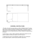 Предварительный просмотр 3 страницы Eloquence GUSTAVIAN DINING TABLE Assembly Instructions & Care