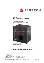 Предварительный просмотр 1 страницы Elotech R 1120 Description And Operation Manual