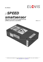 Предварительный просмотр 1 страницы ELOVIS mSPEED smartsensor User Manual