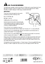 Предварительный просмотр 4 страницы Elpine 31111c Product Use, Care And Safety Instructions