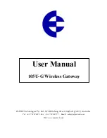 Elpro Technologies 105U-G User Manual preview