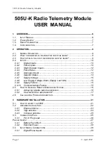 Preview for 4 page of Elpro Technologies 505U-2 User Manual