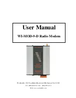 Предварительный просмотр 1 страницы Elpro Technologies WI-MOD-9-D User Manual