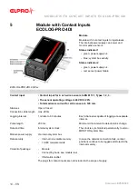 Preview for 14 page of ELPRO ECOLOG-PRO Series Operation Manual