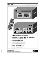 ELPRO MDL 100 User Manual preview