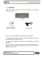 Предварительный просмотр 3 страницы ELPRO SDZ16 Installation And Use Manual