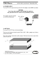 Предварительный просмотр 5 страницы ELPRO TPA110 SERIES Installation And Use Manual