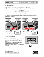 Предварительный просмотр 7 страницы ELPRO TZVA 05 Instuctions For Use