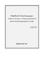 Предварительный просмотр 1 страницы Elprotronic FlashPro-CC User Manual