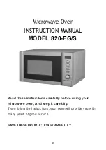 Предварительный просмотр 46 страницы Elram 820-EG/S Instruction Manual