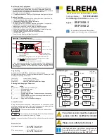 ELREHA EVP 3150-1 Technical Manual preview