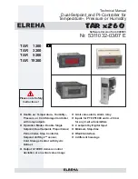 Предварительный просмотр 1 страницы ELREHA TAR 1260 Technical Manual