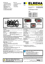 Preview for 3 page of ELREHA TAR 1810-2 Technical Manual