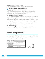 Preview for 44 page of ELRO C904IP.2 Manual