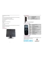 Предварительный просмотр 4 страницы ELRO DVR158S User Manual