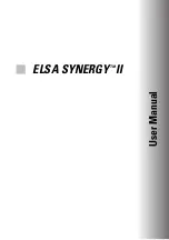 ELSA Synergy II User Manual предпросмотр