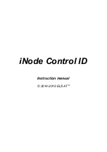 Elsat iNode Control ID Instruction Manual предпросмотр