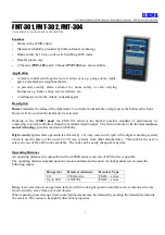 Elsema FMT-301 Manual preview