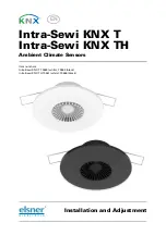 elsner elektronik Intra-Sewi KNX T Installation And Adjustment preview