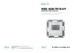 Предварительный просмотр 1 страницы elsner elektronik KNX AQS TH-B-UP Installation And Adjustment