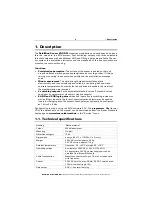 Preview for 2 page of elsner elektronik KNX RW Technical Specifications And Installation Instructions