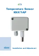 Предварительный просмотр 1 страницы elsner elektronik KNX T-AP Installation And Adjustment