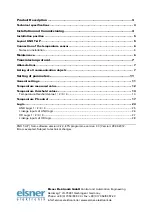 Preview for 2 page of elsner elektronik KNX T-AP Installation And Adjustment