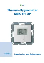 elsner elektronik KNX TH-UP basic Installation And Adjustment предпросмотр