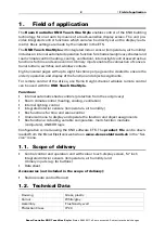 Preview for 2 page of elsner elektronik KNX Touch One Style Technical Specifications And Installation Instructions